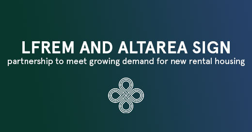 La Francaise Real Estate Managers and Altarea sign partnership to meet growing demand for new rental housing 